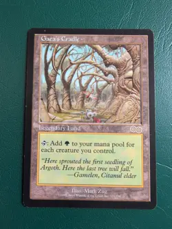 Gaea’s Cradle MTG Urza’s Saga Rare #321 Legendary Land Reserve List LP/NM - Image 1