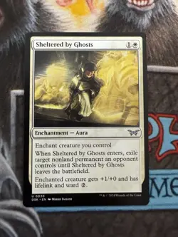 MTG Sheltered by Ghosts - DSK - Mint - Image 1