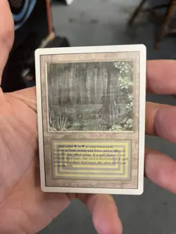 MTG Bayou Revised Edition Regular Rare Dual Land - Image 3