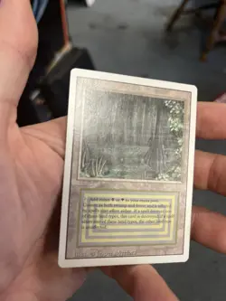 MTG Bayou Revised Edition Regular Rare Dual Land - Image 4