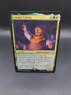 Farmer Cotton 0055 Non Foil Rare LOTR Commander MTG Near Mint - Image 1