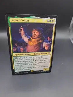 Farmer Cotton 0055 Non Foil Rare LOTR Commander MTG Near Mint - Image 2