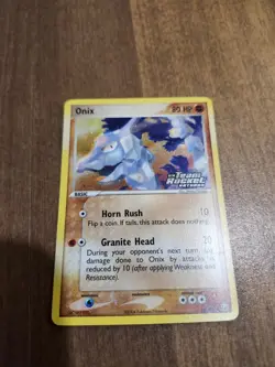 Onix 69/109 Team Rocket Returns Reverse Holo Pokemon TCG Card - Image 3