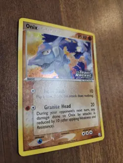 Onix 69/109 Team Rocket Returns Reverse Holo Pokemon TCG Card - Image 4