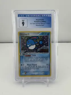 Pokemon Azumarill 1/109 Team Rocket Returns Reverse Holo - CGC 9 Mint - Image 1