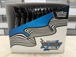 Pokemon TCG SV Black Bolt Tech Sticker Collection x12 Unsealed Display Reuniclus - Image 2