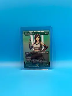 MTG, Tifa Lockhart FOIL (Borderless) 391 NM Final Fantasy Foil FIN - Image 1