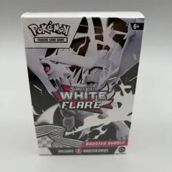 Pokemon TCG Scarlet & Violet White Flare Booster Bundle 6 Packs Factory sealed - Image 1