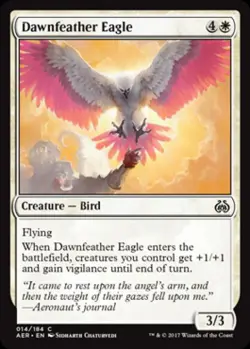 Dawnfeather Eagle - Light Play MTG Aether Revolt - Image 1