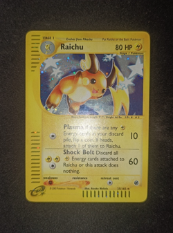Pokemon Raichu 25/165 Expedition - Holo Rare ENG NM Near Mint WOTC E-Series - Image 1