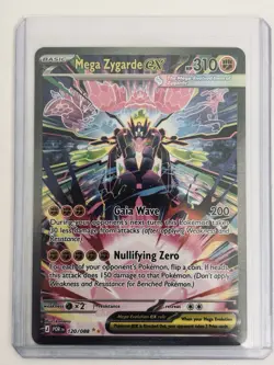 Nintendo Pokemon TCG Mega Zygarde EX POR 120/088 Full Art Holo HP 310 2016 - Image 1