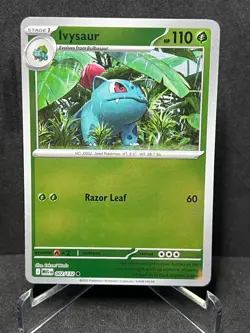 Ivysaur 002/132 Mega Evolution Pokemon Reverse Holo Near Mint - Image 1