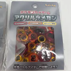 Pokemon TCG Official Coin Dice Acrylic Damage Counters 1 Set Japan Accessory - Image 3