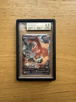 2022 Pokemon Brilliant Stars Charizard V Full Art #154 BGS 9.5 Gem Mint Amazing - Image 1