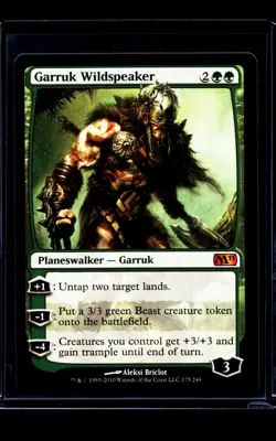 2010 MTG Magic The Gathering M11 Magic 2011 #175 Garruk Wildspeaker - Image 1