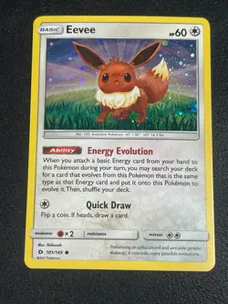 Eevee Cosmos Holo Premium Collection Pokemon Sun & Moon #101/149 - Image 1