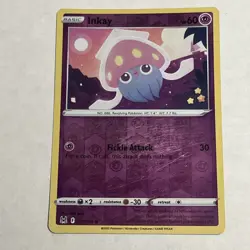 Inkay 077/196 Swsh11: Lost Origin - Reverse Holo - Common - Pokemon TCG - Image 1