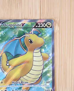 Dragonite V 076/078 Pokemon Go Full Art Holo Rare NM - Image 4