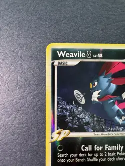 Pokemon TCG Weavile G 17/127 Platinum Reverse Holo - Image 4