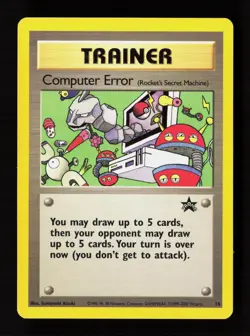 Computer Error 16 Promo Wizards Black Star Promos Pokemon Near Mint - Image 1