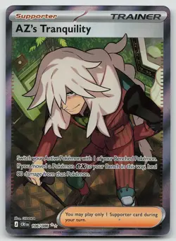 Pokemon AZ's Tranquility 106/086 Chaos Rising Ultra Rare Holo NM - Image 1