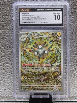 Pokemon TCG | Magneton #159 Promo Surging Sparks ETB | CGC 10 Gem Mint - Image 1