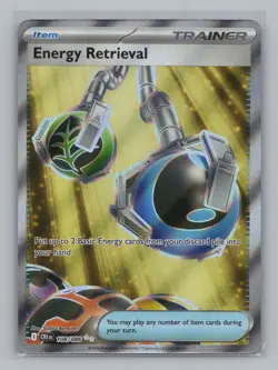 Energy Retrieval 108/086 ME04: Chaos Rising NM Pokemon TCG Ultra Rare - Image 1