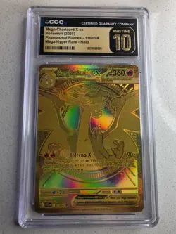 2025 Pokemon Phantsamal Flames #130/094 Mega Charizard CGC 10 PRISTINE - Image 1