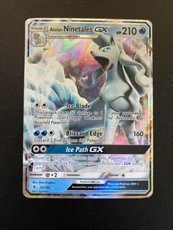 Alolan Ninetales GX 22/145 Pokemon TCG Guardians Rising - Image 1