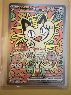Meowth ex 2026 Mega Evolution: Perfect Order #121/88 Special Illustration Rare - Image 1