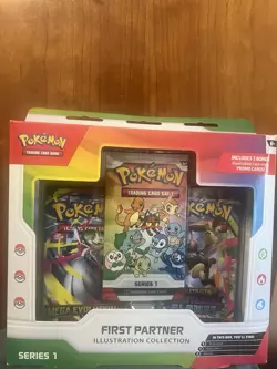 Sealed Pokemon TCG: First Partner Illustration Collection—Series 1 box - Image 1