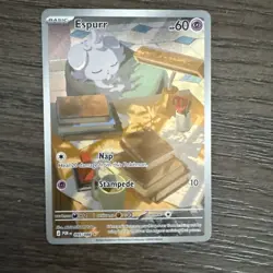 Pokemon Espurr IR Illustration Rare Full Art 095/088 Perfect Order Near Mint - Image 1