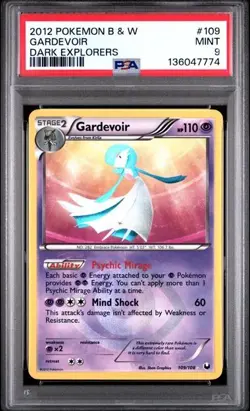 2012 Pokemon Black & White Dark Explorers #109 Gardevoir Dark Explorers PSA 9 - Image 1