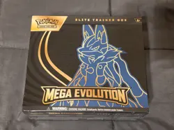 Pokemon TCG Mega Evolution Elite Trainer Box ETB (Lucario) NEW Factory Sealed - Image 1