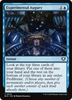 Experimental Augury - Near Mint MTG Commander: Edge of Eternities - Image 1