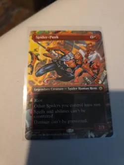 Spider-Punk (Borderless) - Marvel's Spiderman (SPM) MTG Ships Next Day - Image 1