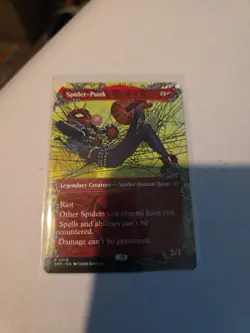 MTG Spider-Punk Showcase Borderless Full Art Marvel's Spider-Man Ships Next Day - Image 1