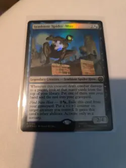 Symbiote Spider-Man - Foil SPM NM MTG Ships Next Day - Image 1