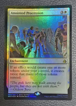 Anointed Procession Amonkhet Foil PreRelease MTG LP Magic Card - Image 1