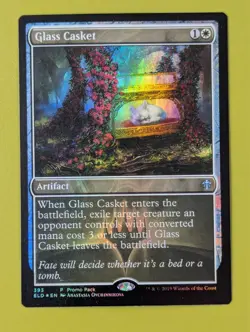 FOIL PROMO Glass Casket x1 Throne of Eldraine PROMO Pack 1x MTG - Image 1