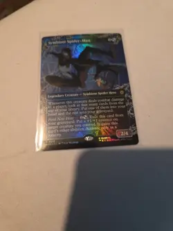Foil Symbiote Spider-man (borderless) M/NM Magic MTG In Hand Ships Next Day - Image 1