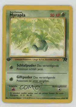 Oddish German 1st Ed. Pokemon Team Rocket #63 2000 - Image 1