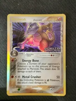 MAROWAK - 10/113 - EX DELTA SPECIES - HOLO RARE - POKEMON CARD - Image 1