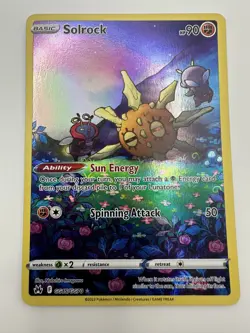 Solrock #GG15/GG70 Crown Zenith: Galarian Gallery Near Mint or Better Pokemon - Image 1