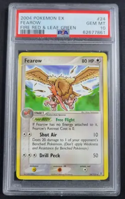 PSA 10 2004 POKEMON EX FIRE RED & LEAF GREEN #24 FEAROW - Image 1