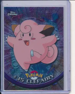 2000 TOPPS CHROME POKEMON T.V. #35 CLEFAIRY - Image 1