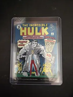 Bruce Banner / The Incredible Hulk (Borderless) 0390 Marvel Super Heroes MTG NM - Image 2
