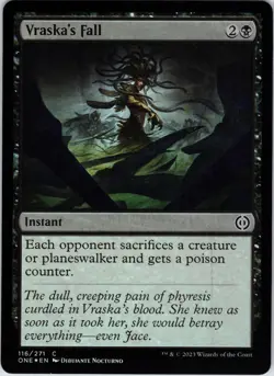 Vraska's Fall 116 Common Phyrexia: All Will Be One Magic: The Gathering Foil NM - Image 1