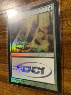 MTG✨REGROWTH Judge Promo FOIL✨DCI NM/M RARE Sorcery 2005 WILLICH Art UNPLAYED ! - Image 4