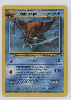 Kabutops Pokemon Neo Discovery #25 2001 - Image 1